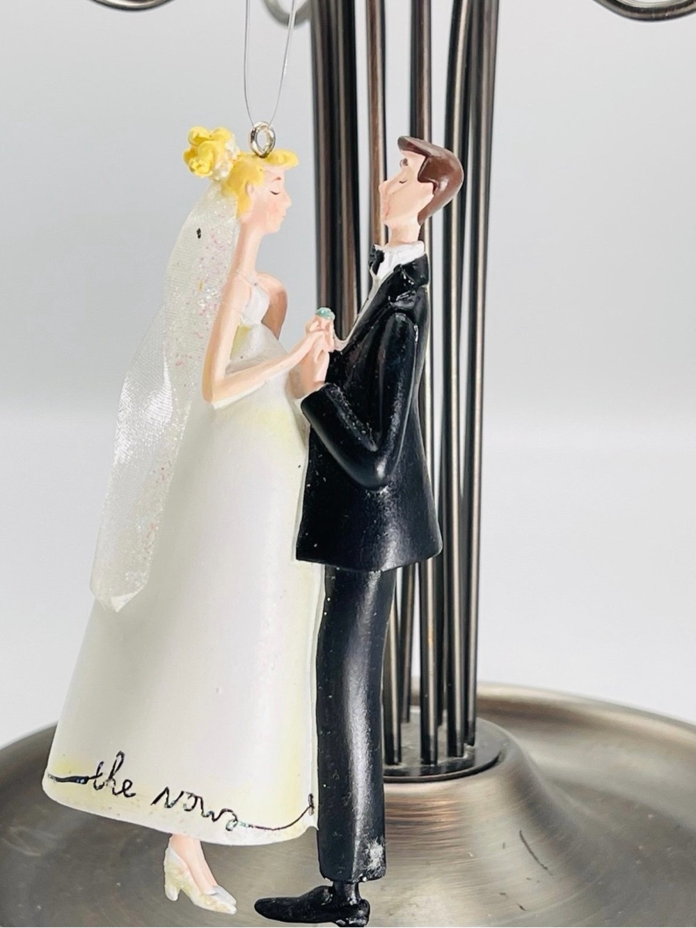 NIB Dept 56 Bride and Groom tree ornament Christmas wedding gift The Vows